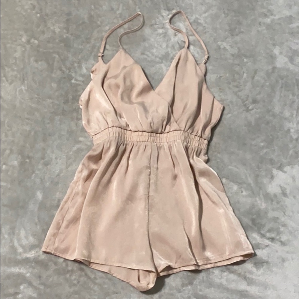 Naked Wardrobe Silk Romper